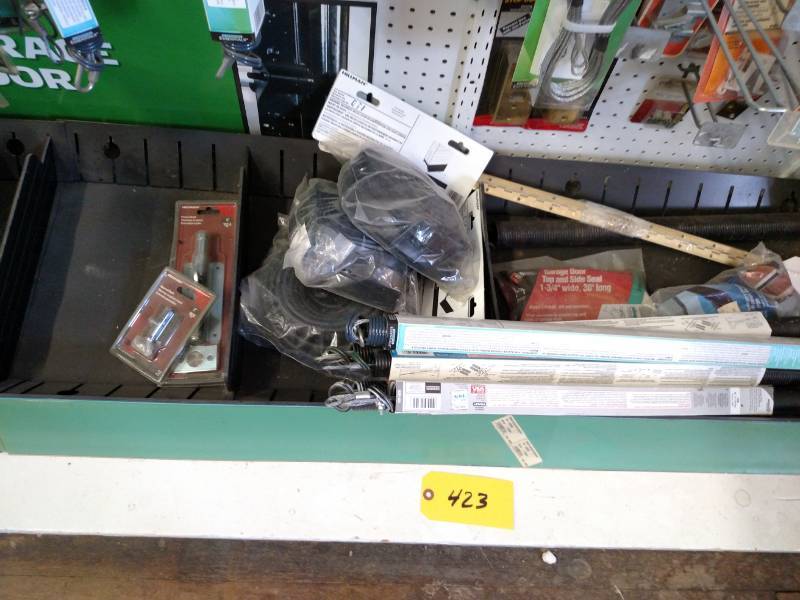 lot 423 image: Barn Hinges, Garage Door Springs, B...