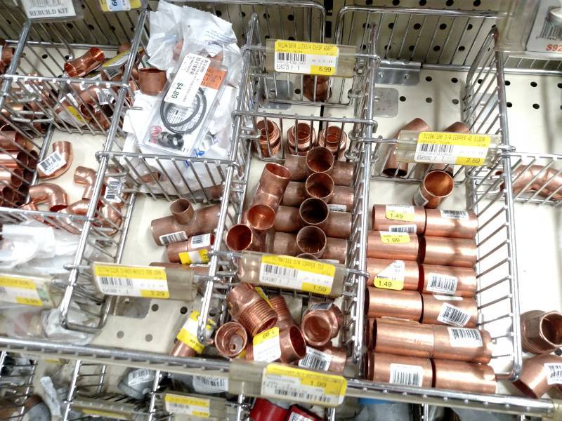 lot 449 image: Asstd Copper Fittings, 38 - 34...