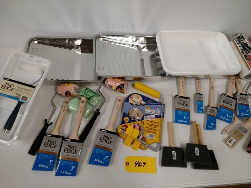 lot 469 image: Asstd Painting Tools & Supplies...