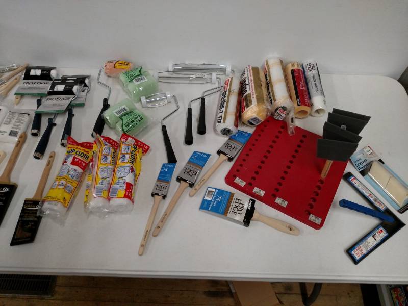 lot 473 image: Asstd Painting Tools & Supplies...