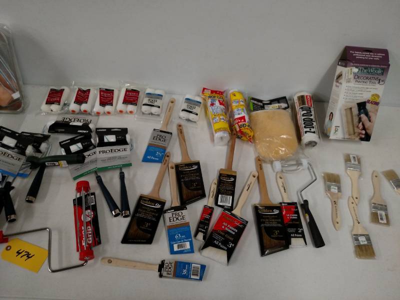 lot 474 image: Asstd Painting Tools & Supplies...