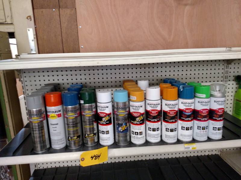 lot 484 image: Approx. (28) Asstd Rustoleum Paint...