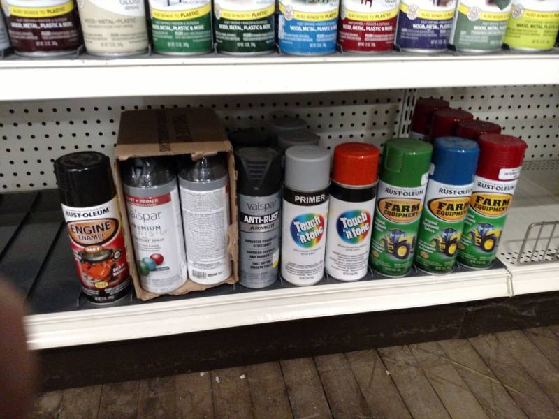 lot 486 image: Approx. (55) Asstd Rustoleum Paint...