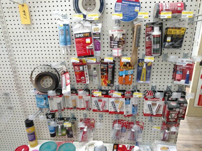 lot 497 image: Asstd Kwik Weld, Adhesives, Tools,...