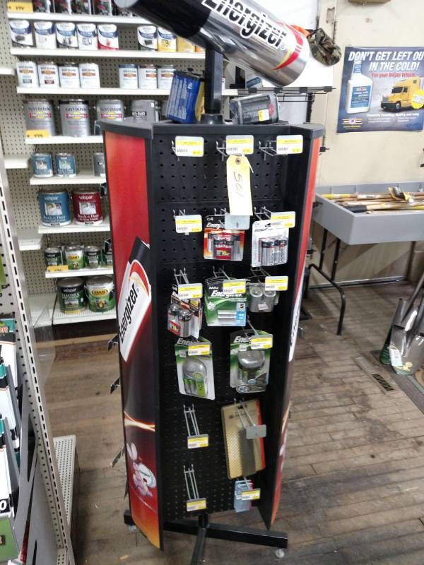 lot 501 image: Asstd Eveready Batteries & Display...