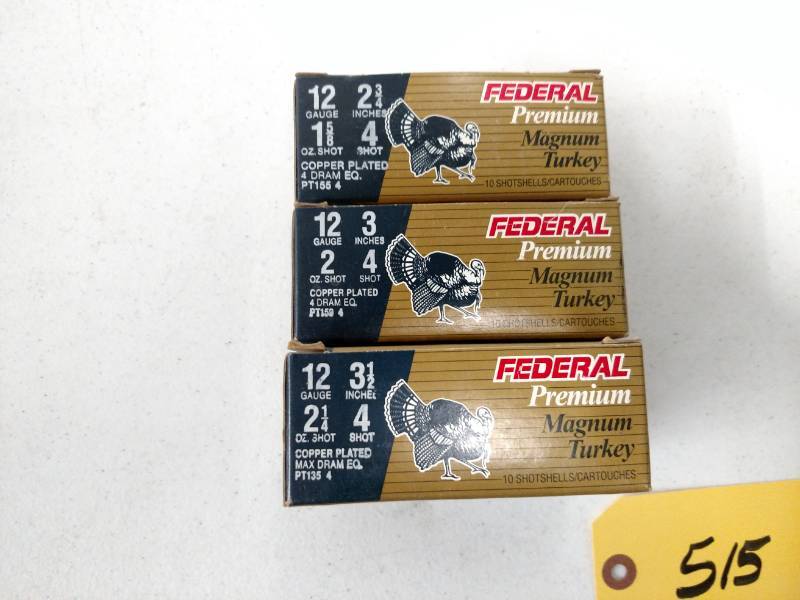 lot 515 image: (3) Boxes Asstd Length Magnum Turk...