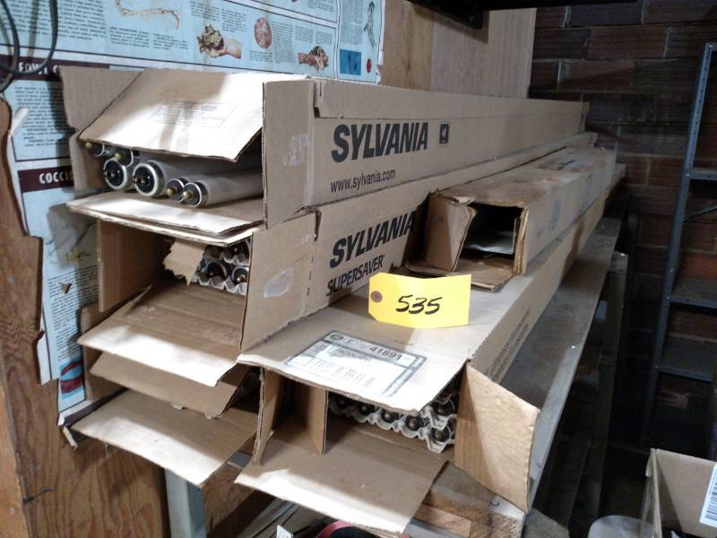 lot 535 image: Asstd New Fluorescent Bulbs...