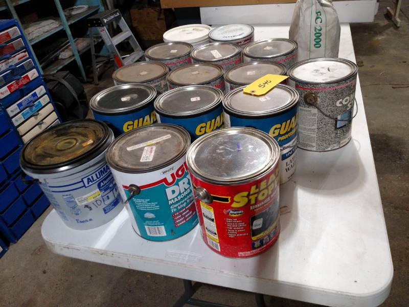 lot 540 image: Asstd Paints, Stains, & Misc...