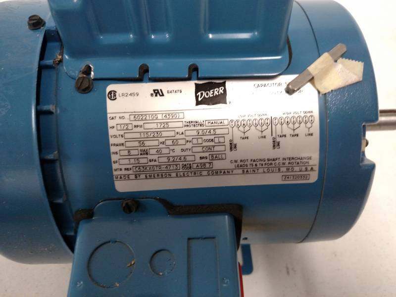 lot 554 image: Doerr Farm Duty 12 hp, 1 phase, El...