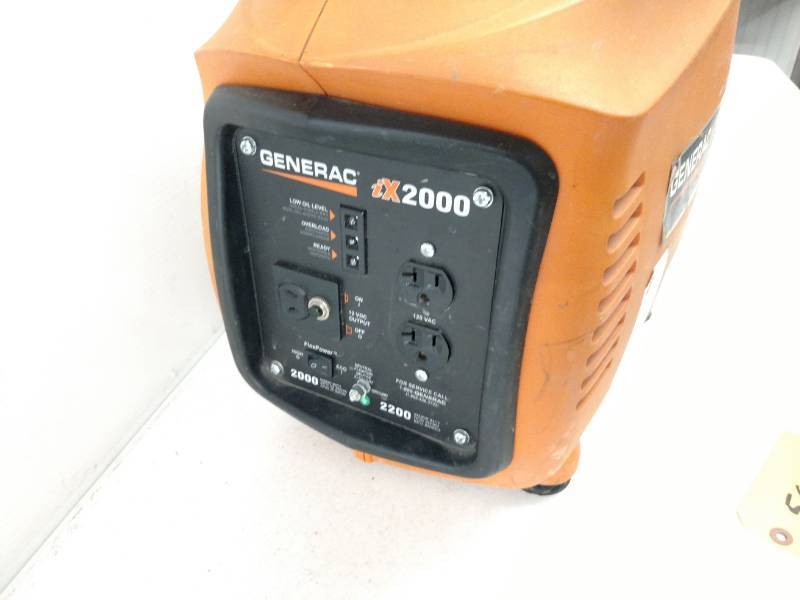 lot 566 image: Generac ix2000 2000 Watt Generator,...