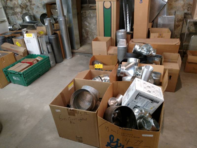 lot 577 image: Asstd Chimney Pipe, Elbows & Misc...