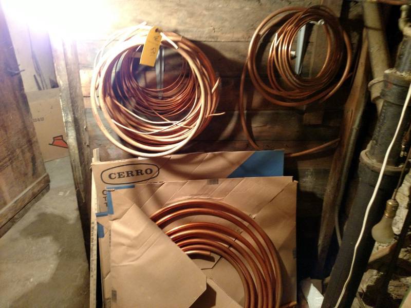 lot 591 image: Asstd Copper Tubing...