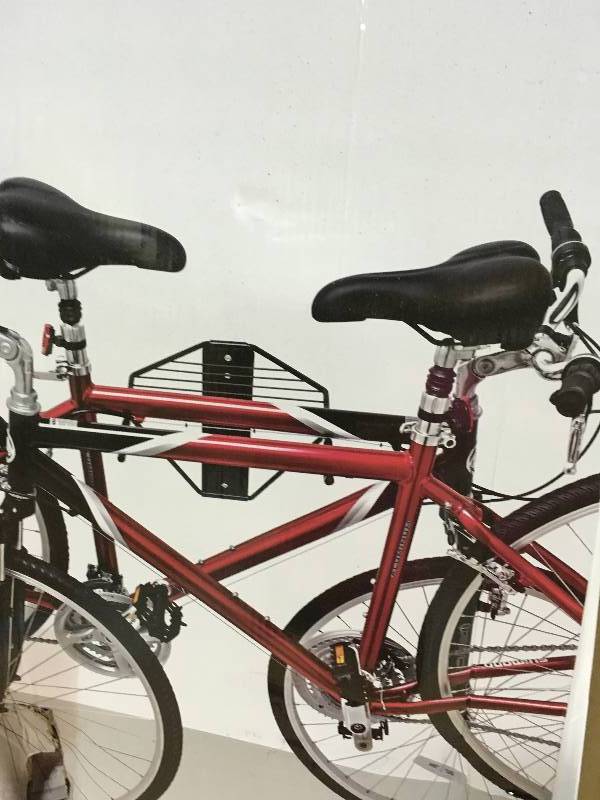 lot 10 image: RACOR 2-Bike Folding Storage Rack not used