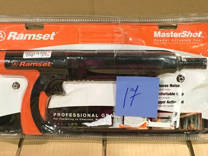 lot 17 image: RAMSET MasterShot 0.22 Caliber Powder Actuated Tool  in good condition