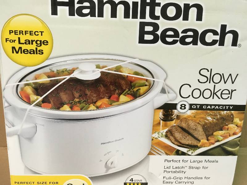lot 21 image: Hamilton Beach 8 Qt. Slow Cooker - 33181