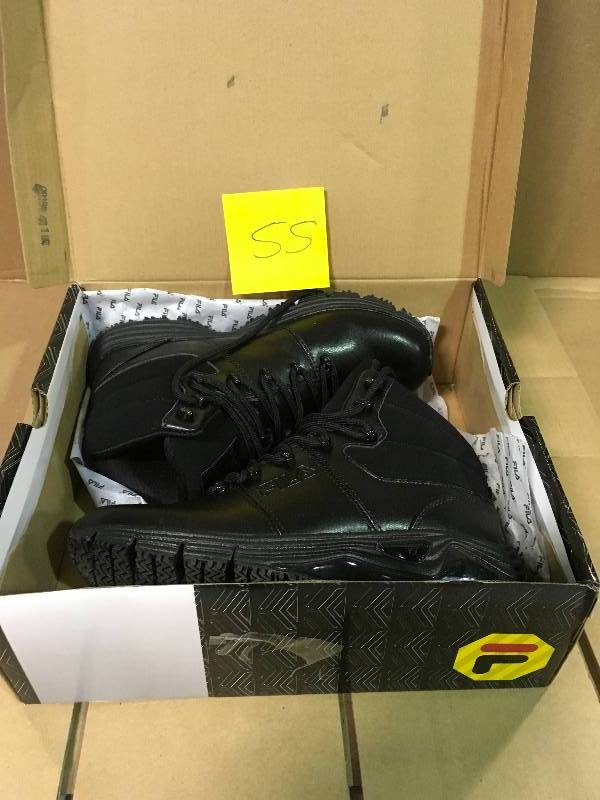 lot 55 image: FILA Mens Memory Breach Sr BLK 7.5 USA not used
