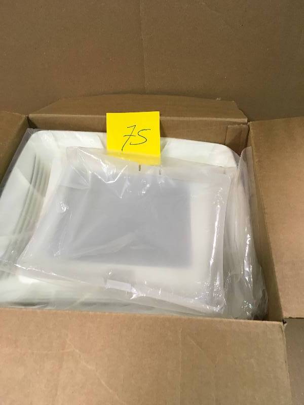 lot 75 image: NuTone 50 CFM Ceiling Exhaust Bath Fan with Light open box