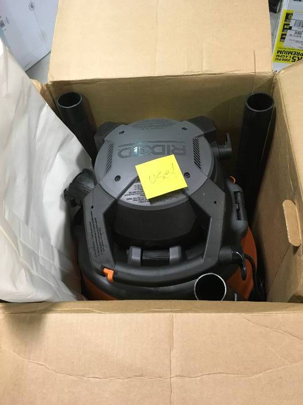 lot 81 image: RIDGID 16 gal. WetDry WD1681   used in good condition