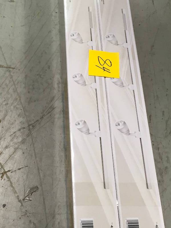lot 84 image: LOT OF 2 Hampton Bay 3 Light Halogen Track Lighting Kit SKU # 428-803 White not used
