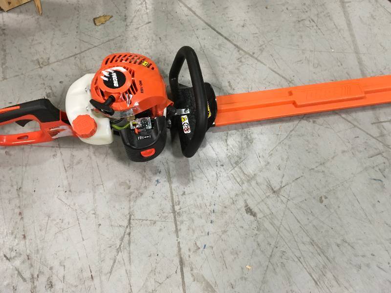 lot 103 image: ECHO 20 in. 21.2cc Gas 2-Stroke Cycle Hedge Trimmer STANLEY Essential Detachable Tool Box Mobile for Work Center