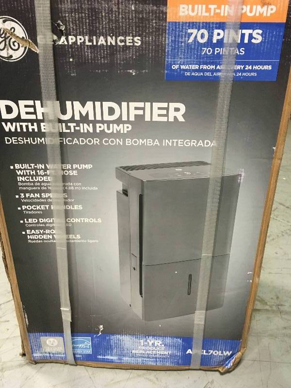 GE Dehumidifier with Built-in Pump not used