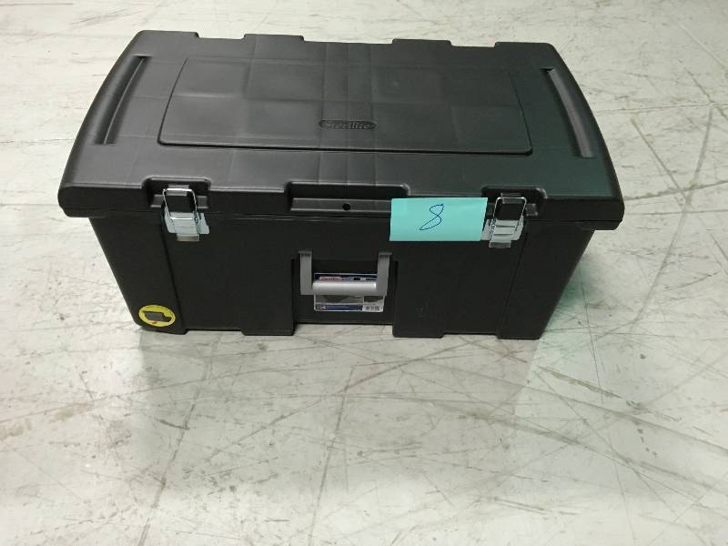 Sterilite Footlocker-BLK not usd