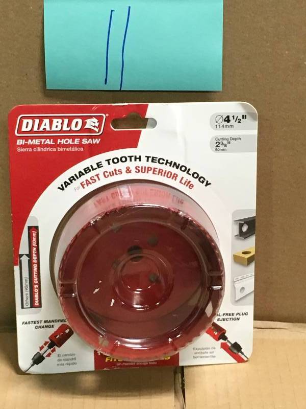 Diablo 4-12 Bi-Metal Hole Saw