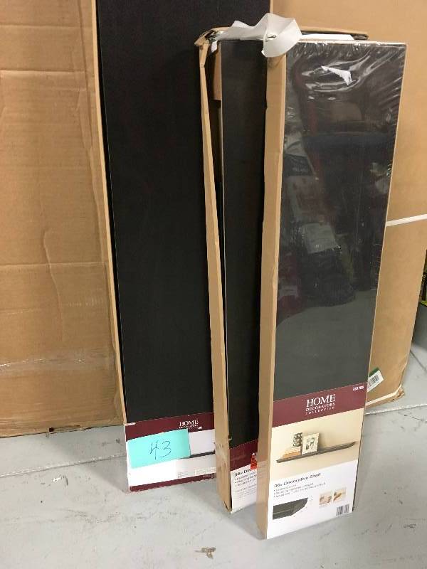 LOT OF 3 HOME DECORATORS assorted Shelf