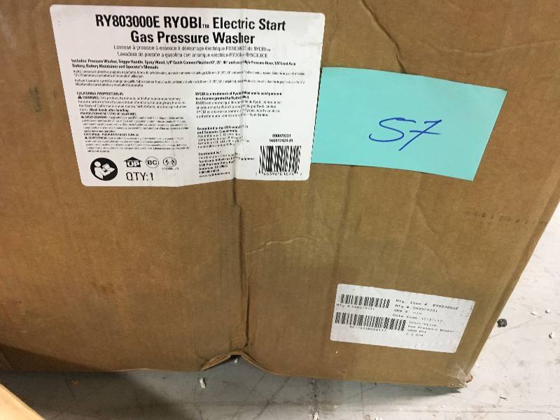 Ryobi 3,000 PSI 2.3 GPM Honda Electric Start Gas Pressure Washer  in good condition
