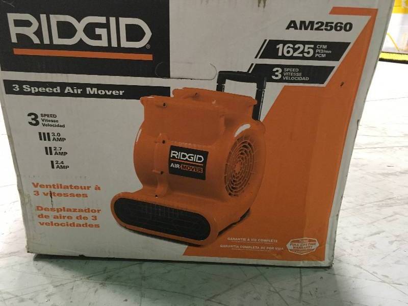 RIDGID 1625 CFM Air Mover in like new condition