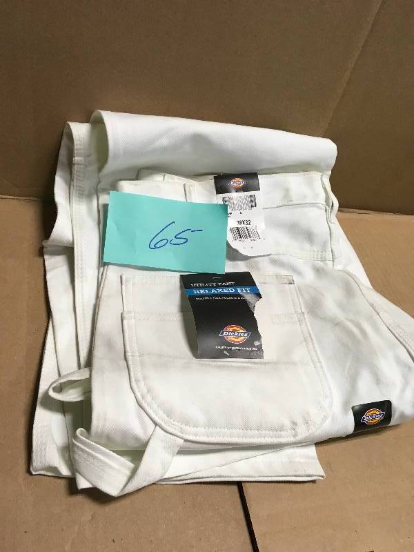 Dickies 1953WH3832 38X32 WHT Painter Pants