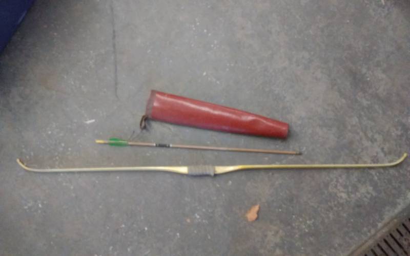 lot 30 image: Recurve Ben Pearson Jet Bow - 54 Inch, 1-BEAR Arrow, Parabow Quiver