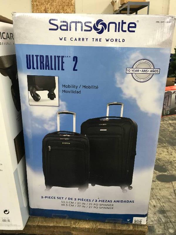 lot 144 image: Samsonite Ultra Lite 2.0 Luggage, Retail $159.99