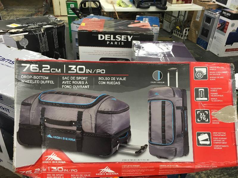 lot 152 image: High Sierra 30 Roll Luggage, Retail $39.99
