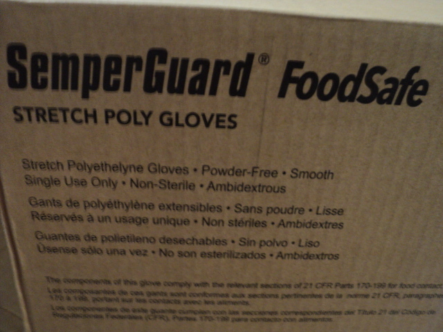 lot 44 image: box of 2000 Semperguard food safe s...