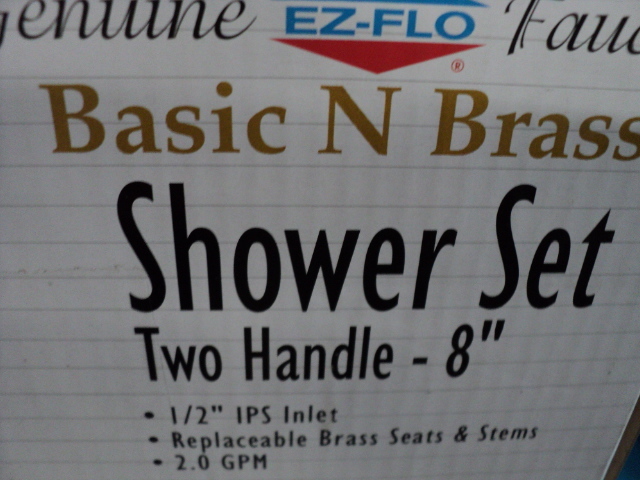 lot 60 image: Basic n Brass shower set...