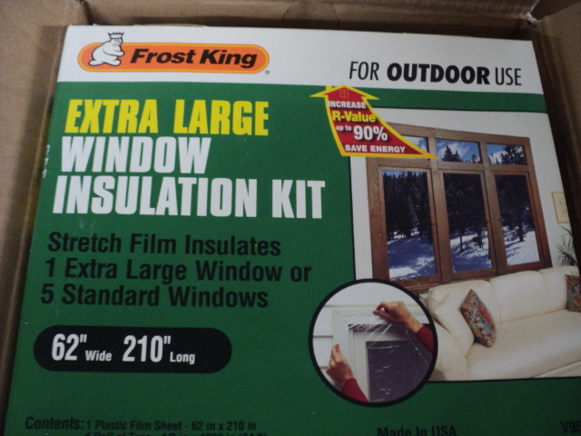 lot 62 image: 11 Frost King extra large window in...