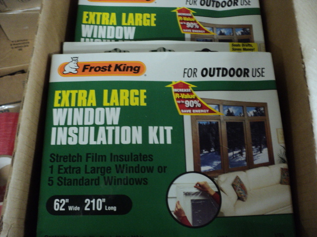 lot 63 image: 11 Frost King extra large window in...