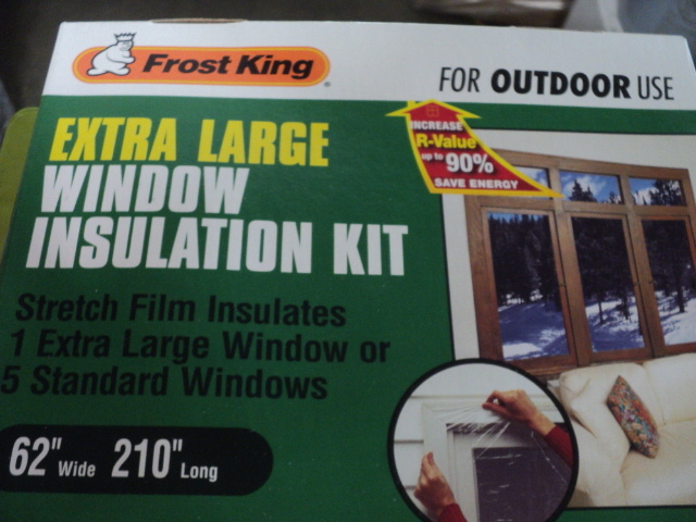 lot 64 image: 4 Frost King extra large window kit...