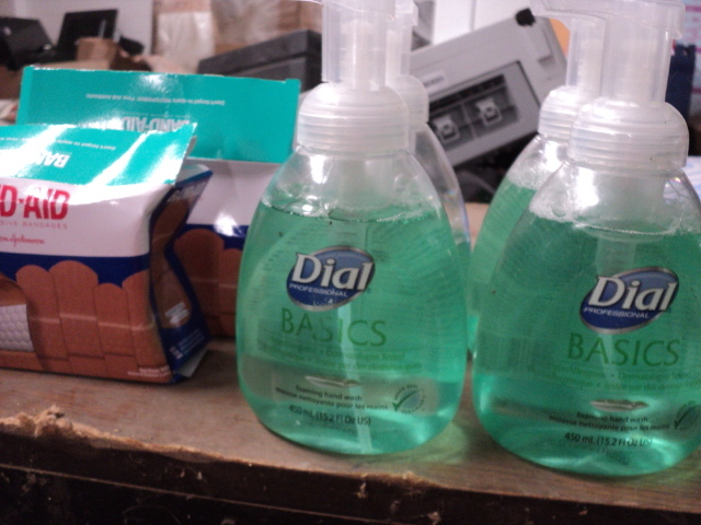 lot 67 image: 4 bottles Dial hand wash and 2 boxe...