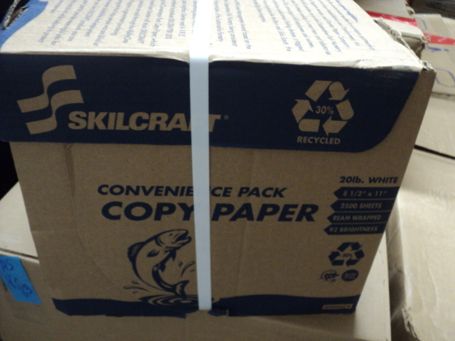 lot 95 image: 2500 sheets 8.5x11 copy paper...