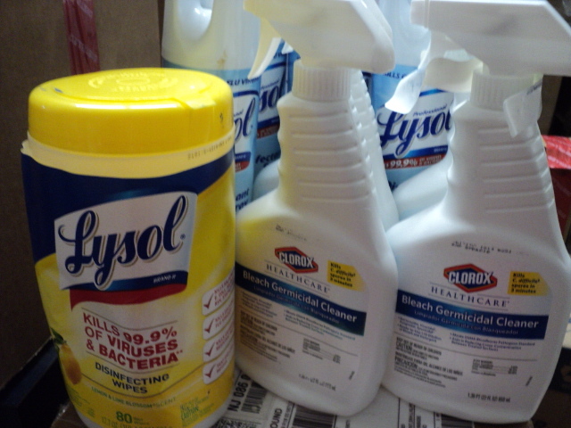 lot 101 image: Lysol disinfecting wipes, 4 cans Ly...