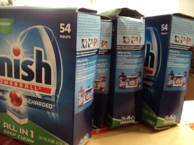 lot 103 image: 4 54 tables boxes of Finish Powerba...