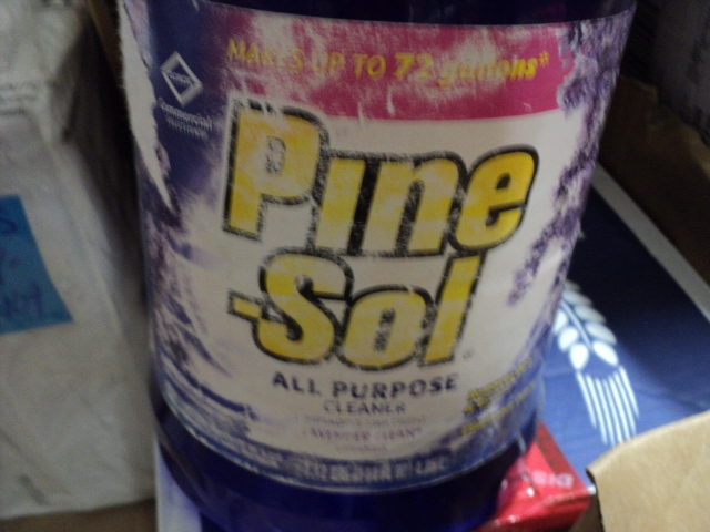 lot 110 image: Pine-Sol lavender cleaner...