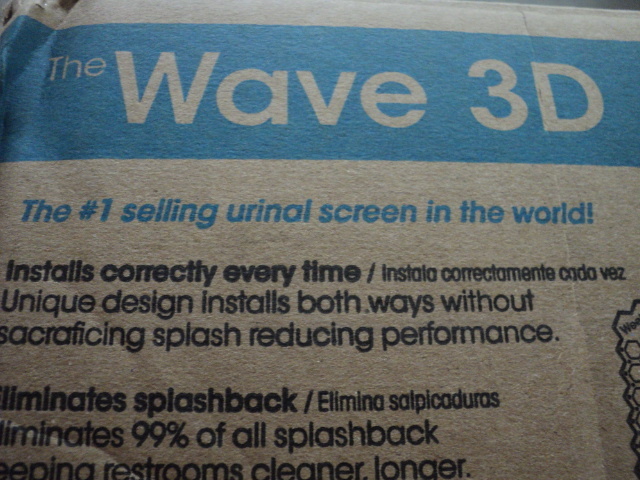 lot 119 image: The Wave 3D freshen any urinal for ...
