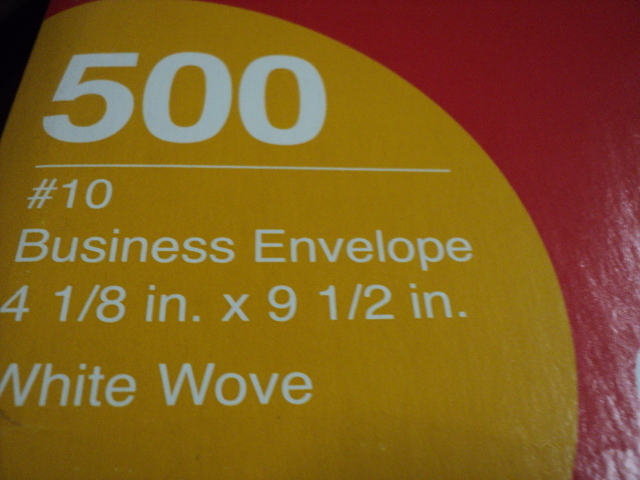 lot 128 image: 2500 business envelopes...