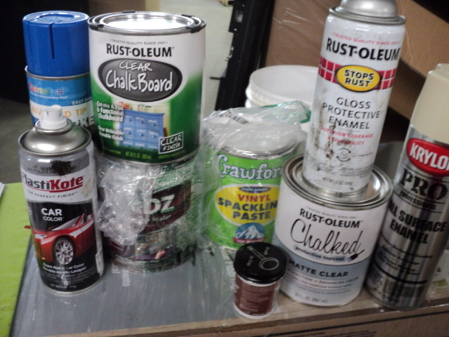 lot 147 image: variety of paint...
