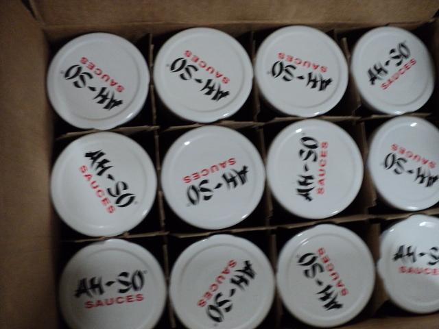 lot 173 image: case of 12 11 oz. jars AH-So Barbec...
