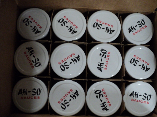 lot 175 image: case of 12 11 oz. jars AH-So Barbec...