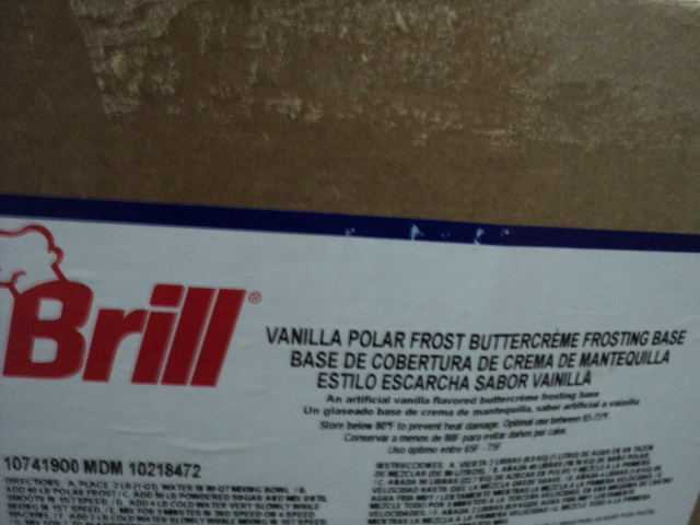 lot 186 image: case of Brill vanilla polar butter ...